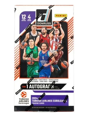 2024-25 Panini Donruss Turkish Airlines Euroleague Basketball Hobby Box