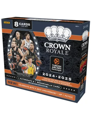 2024-25 Panini Turkish Airlines Euroleague Crown Royale Basketball Hobby Box