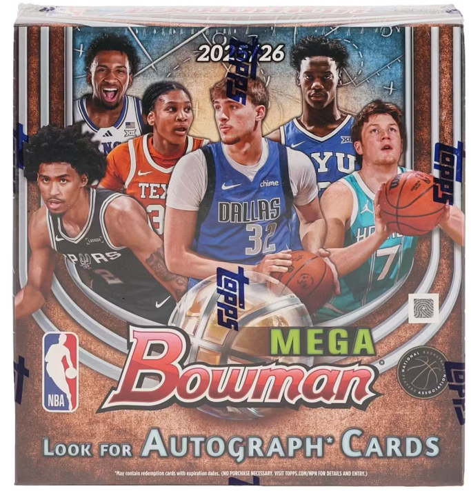 2025-26 Topps Bowman Basketball Mega Box